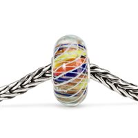 Charm Trollbeads Beads in vetro in Argento TGLBE-20121 - TGLBE-20121